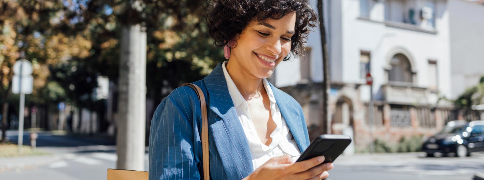 person using smartphone